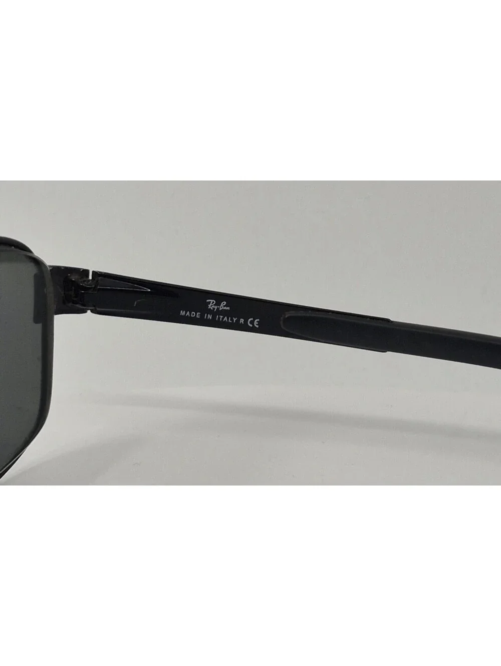 Ray Ban RB3413 002 Sunglasses Frames Black Metal Wrap 59-18 3N Made in Italy
